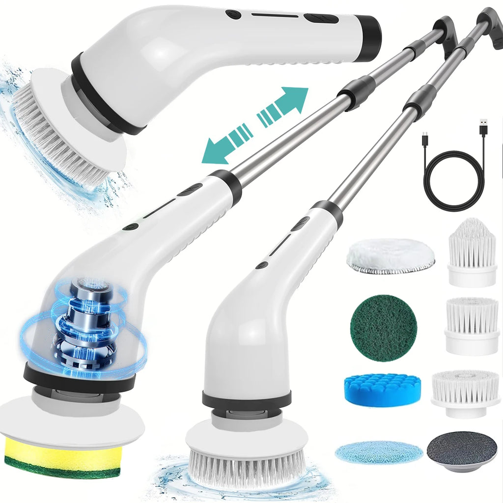 Scruvo Clean™ Cordless Electric Cleaning Scrubber