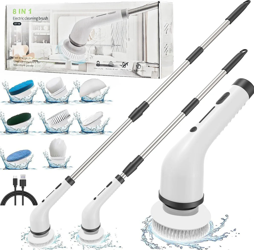Scruvo Clean™ Cordless Electric Cleaning Scrubber