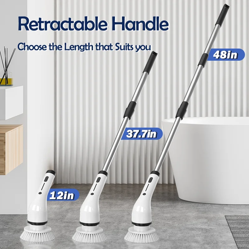 Scruvo Clean™ Cordless Electric Cleaning Scrubber