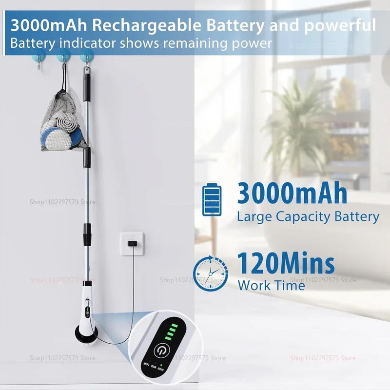 Scruvo Clean™ Cordless Electric Cleaning Scrubber